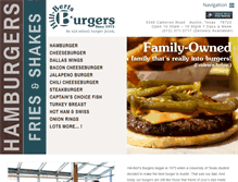 Tablet Screenshot of hill-bertsburgers.com